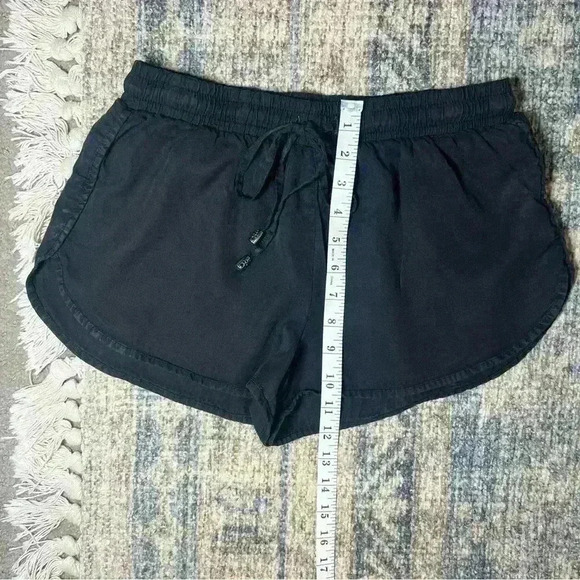 Lovestitch Women’s Shortie Black Shorts with Adjustable Tie Waist Size Small - Picture 5 of 9